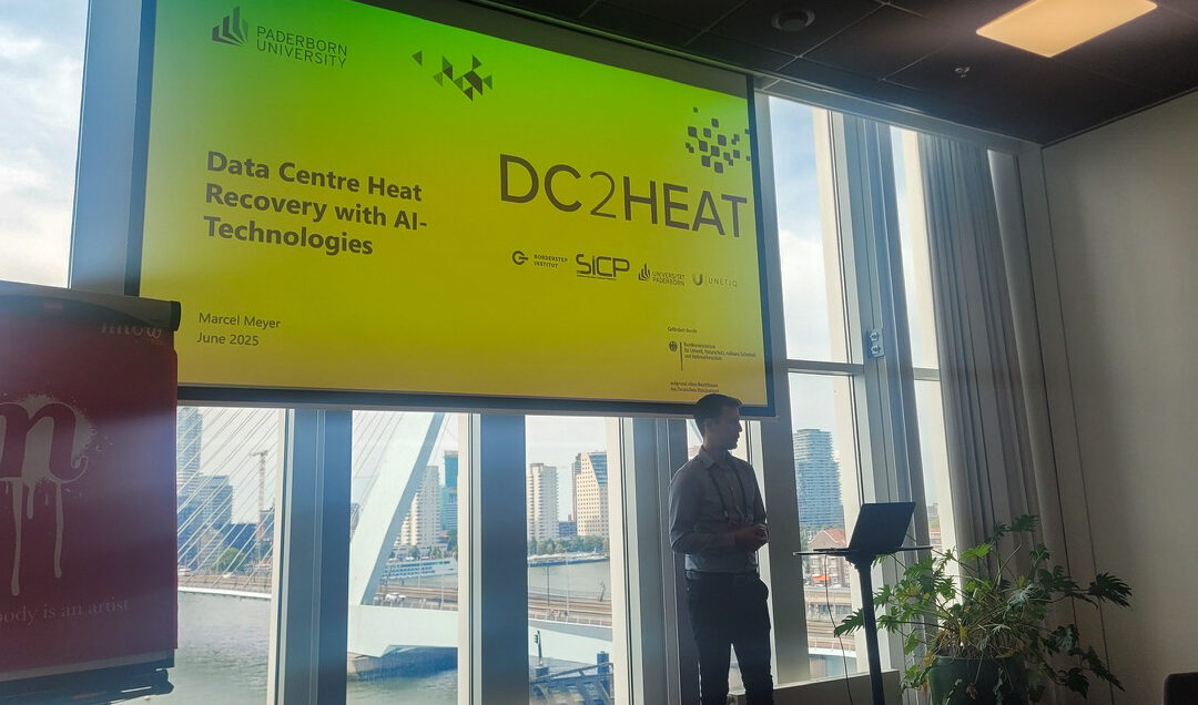 Uni Paderborn mit DC2HEAT auf der e-energy